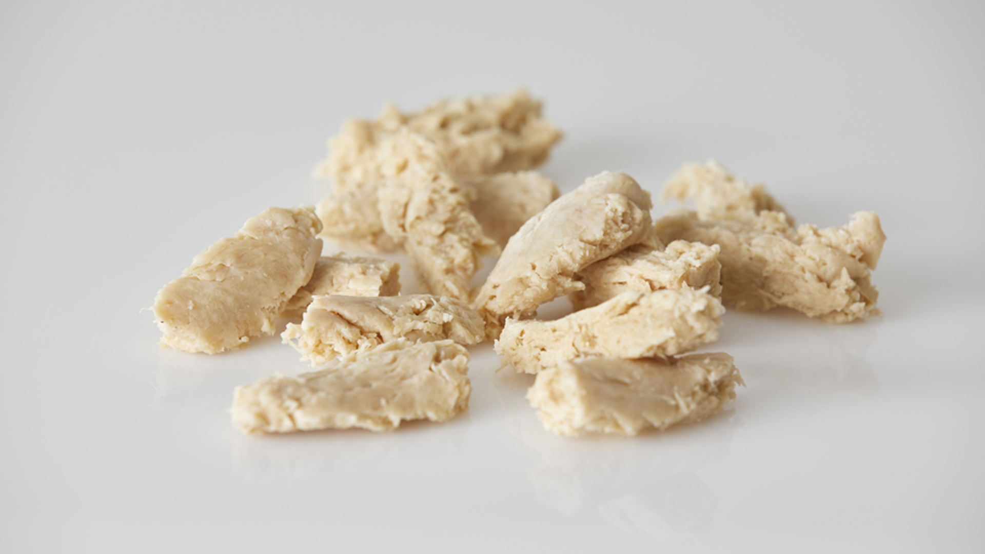 Reestruturação de proteína vegetal - Carne Frango  Vegana /  Vegetariana